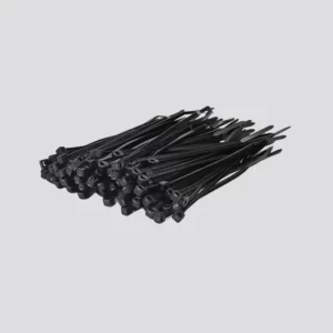 Collier de serrage noir anti-UV pour câbles photovoltaïques